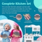 Ginger Home - Детска Дървена Кухня за Игра с Аксесоари Продукт Ginger Home - Детска Дървена Кухня за Игра с Аксесоари - 4 - BG Hlapeta
